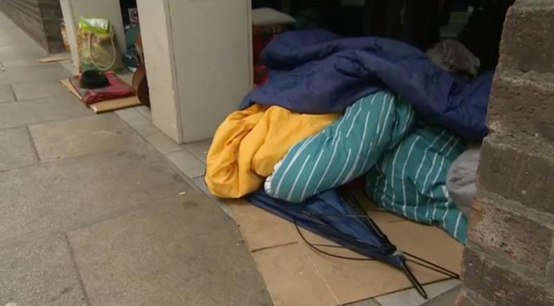 A rough sleeper - Credit: BBC