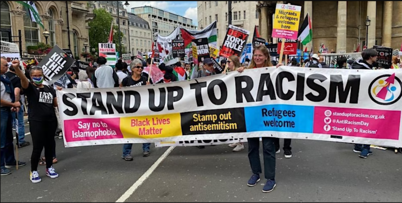 A previous Stand Up To Racism march in London - Credit: TUC