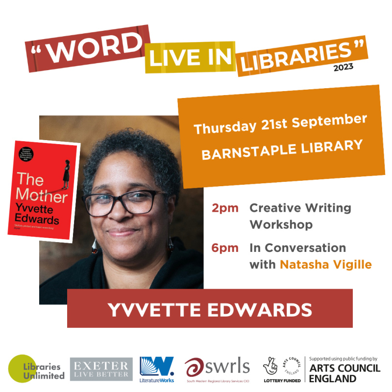 Author Yvette Edwards is coming to Barnstaple - Credit: Libraries Unlimited