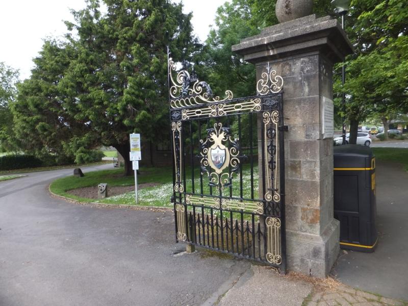 The gates to Victoria Park in Bideford - Credit: David Smith
