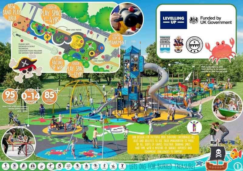 An artist's Impression of the new look Victoria Park - Credit: TDC