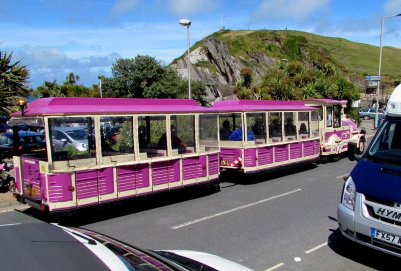 Ilfracombe Land Train in Wilder Road, Ilfracombe - Credit: Jaggery