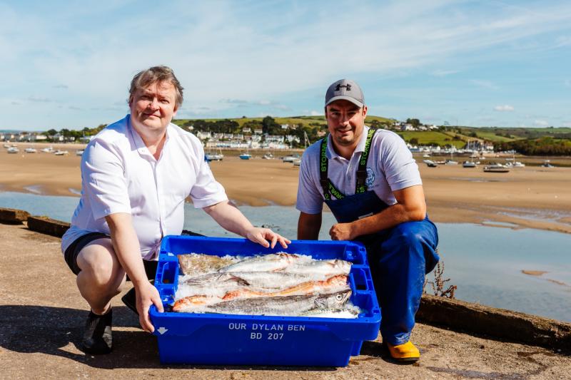 Left: Eliot Seabourn-Wren, co-owner of the Carlton Hotel in Ilfracombe | Right: Nathan Townsend, Director of The Devon and Cornwall Fish Co LTD - Credit: Becky Craven