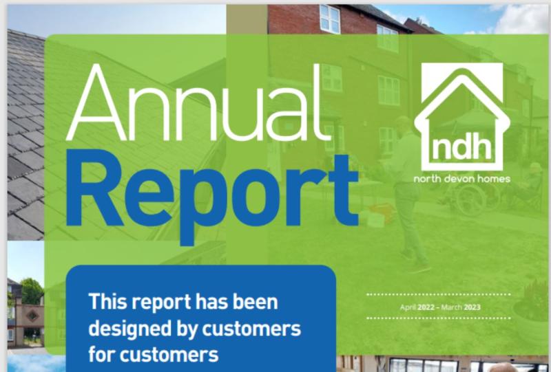 Sharing our annual report with our customers North Devon Homes North Devon Today