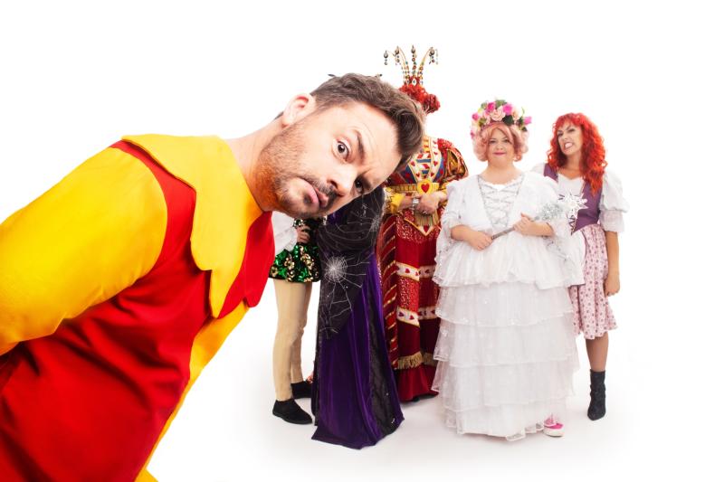 The cast of Sleeping Beauty for this year's Queen's Theatre Panto