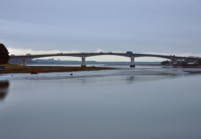 The Taw Bridge, carrying the A361 across the Taw Estuary - Credit: Nilfanion