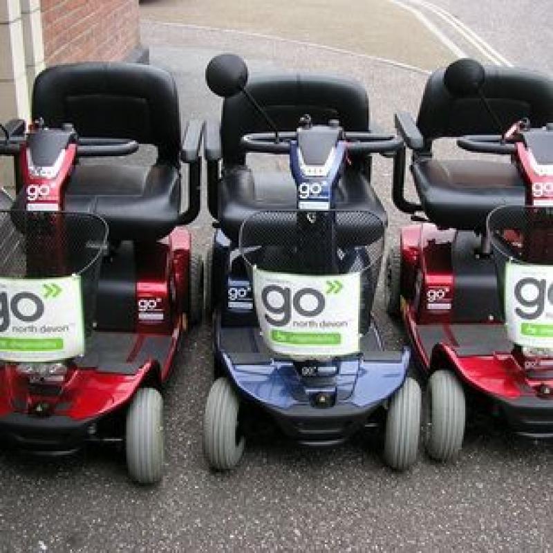 Go North Devon mobility scooters