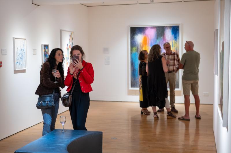 The Ian Davenport exhibition - Credit: Jim Wileman