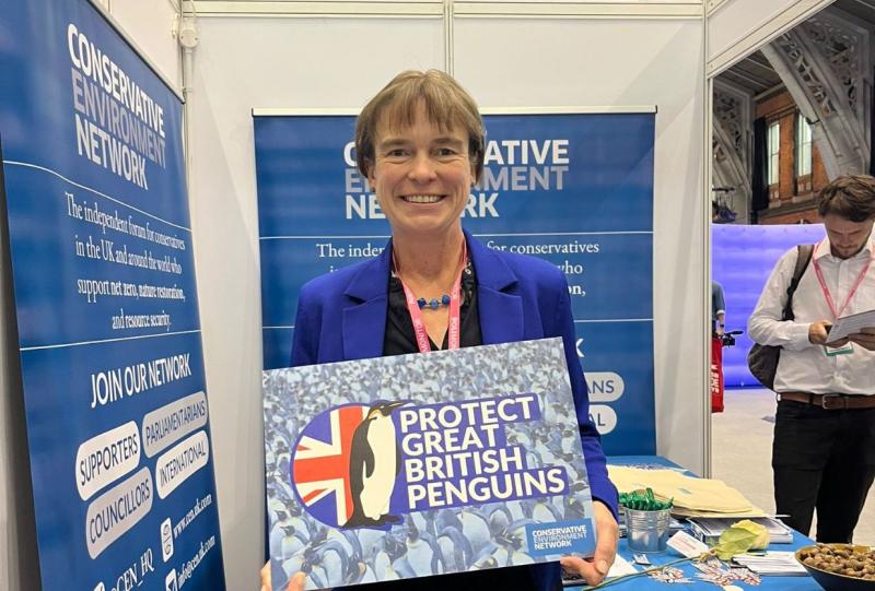 Selaine Saxby at the Conservative Party Conference - Credit: Selaine Saxby