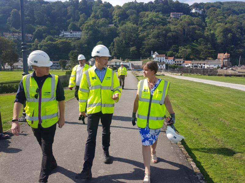 Selaine Saxby in Lynmouth