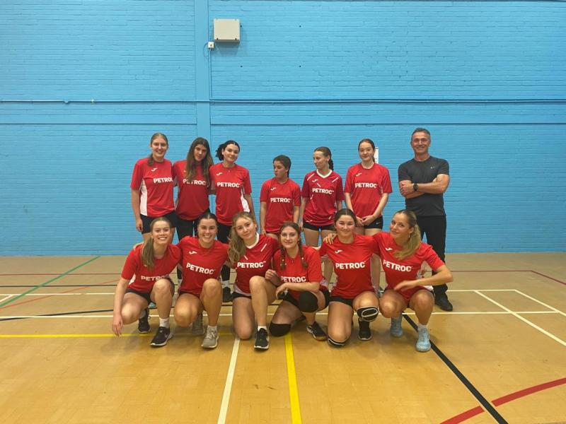 Petroc women's volleyball