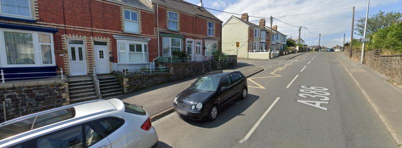 ndg A386 at Appledore near the primary school. Picture Google Street View