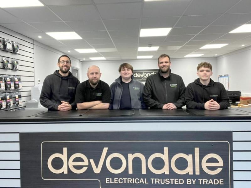 The team at Devondale in Bideford who are celebrating the company being named as Wholesaler of the Year at the Electrical Industry Awards 2023 - Credit: Submitted