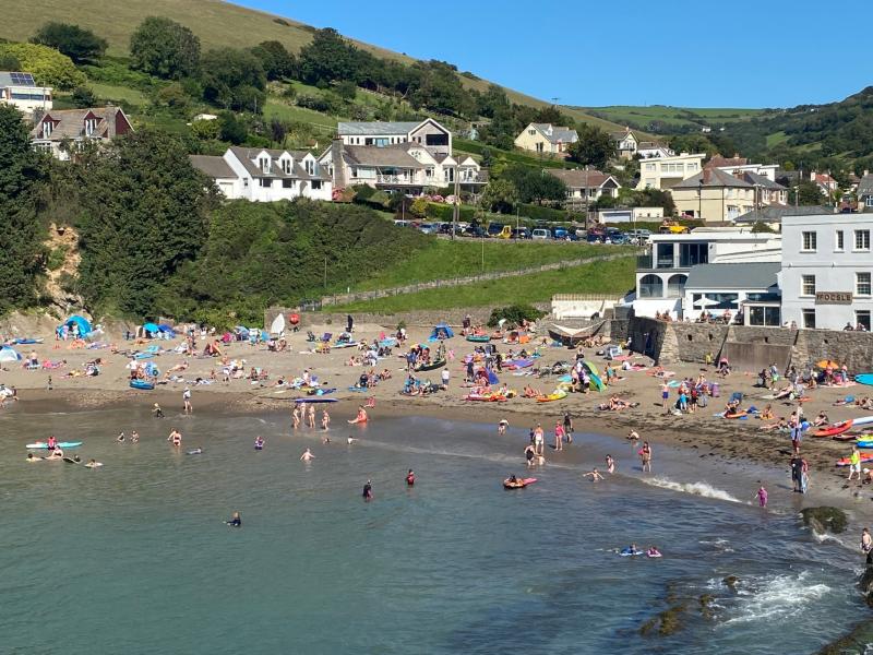 ndg COLUMN Saxby WK47 Combe Martin Beach Viral PR