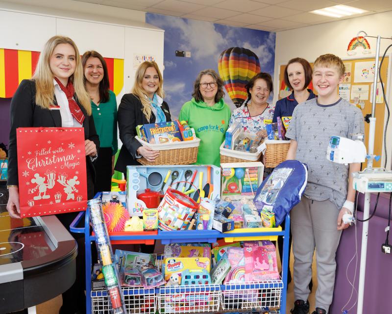 Vistry Homes donating presents at North Devon District Hospital - Credit: Care for Kids