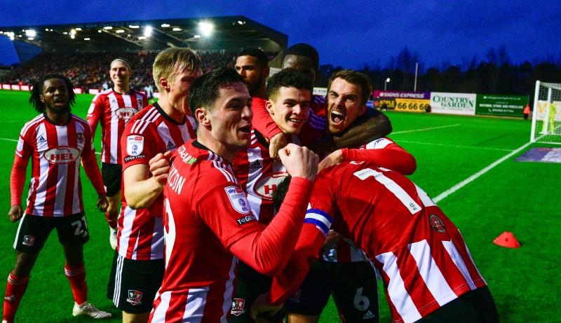 Exeter beat Wycombe. Pic from PPAUK