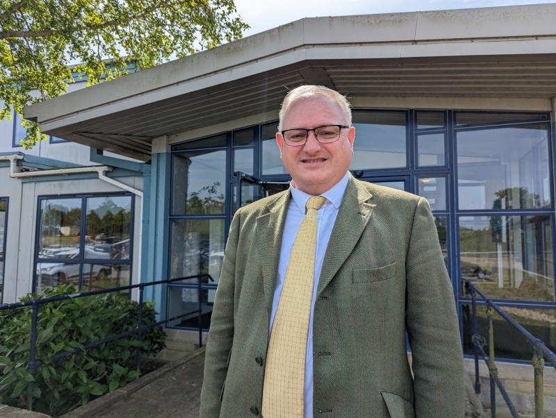 ndg Leader of NDC Councillor Ian Roome