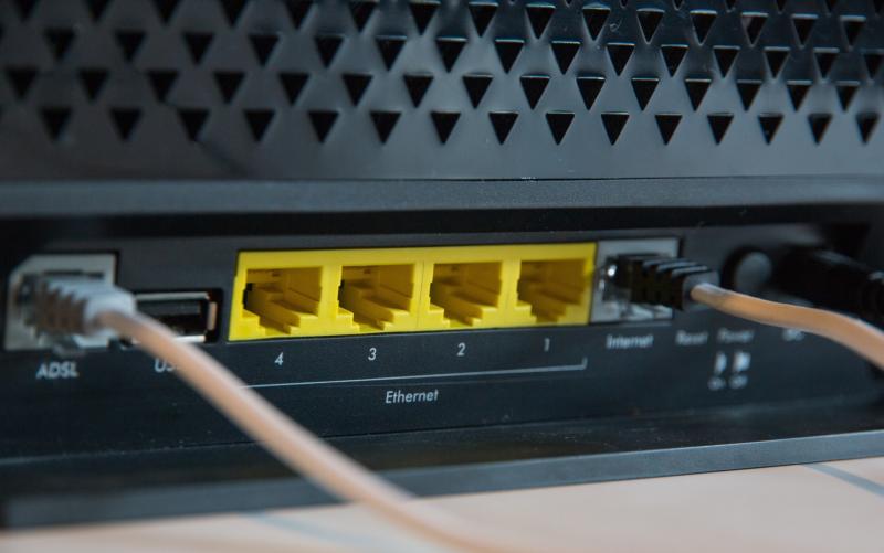 A broadband router - Credit: Stephen Phillips