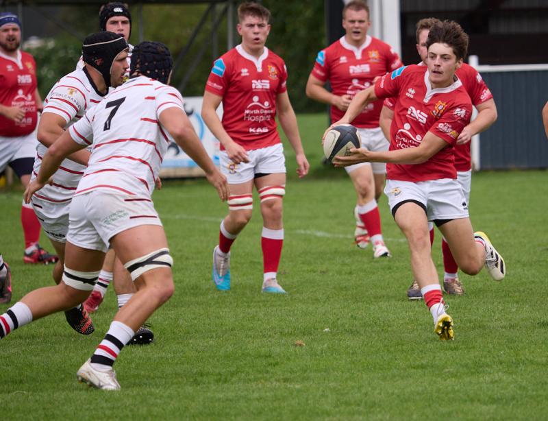 Morgan Gabe on the run for Barum. Pic from Bob Collins
