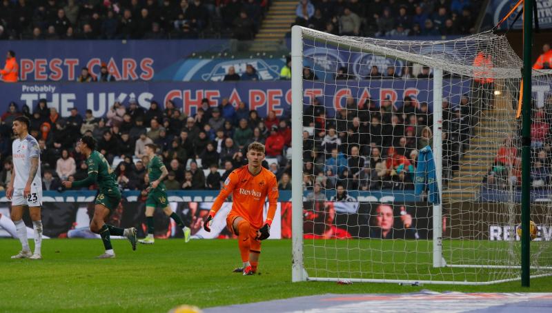 Argyle winner at Swansea, Pic from PPAUK