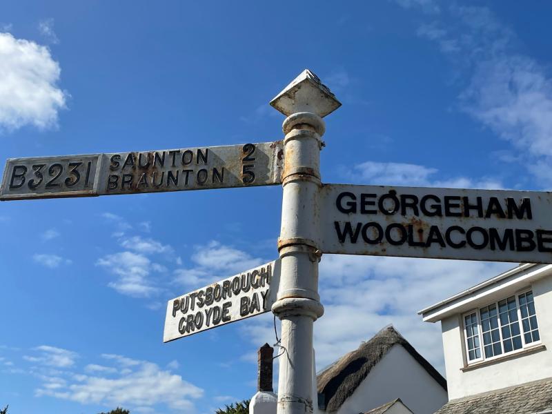 ndg braunton-croyde-woolacombe sign credit Viral PR