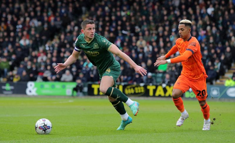 Argyle defeat to Ipswich. Pic from PPAUK