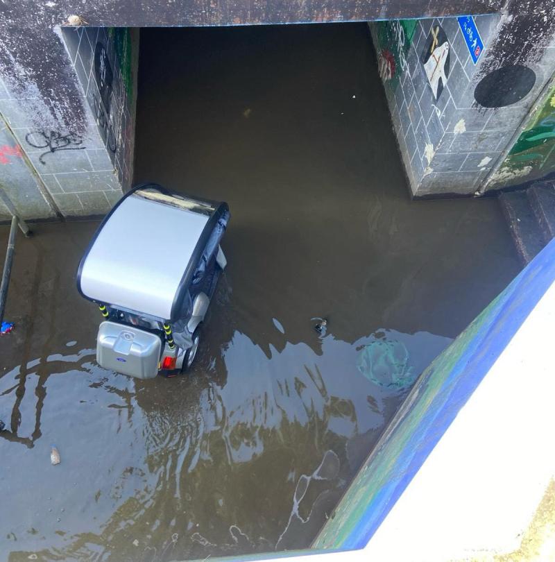 Underpass flood