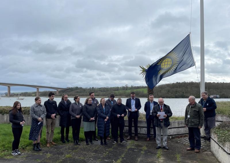 ndg COLUMN James WK12 Torridge Commonwealth Flag Raising Ceremony 2024