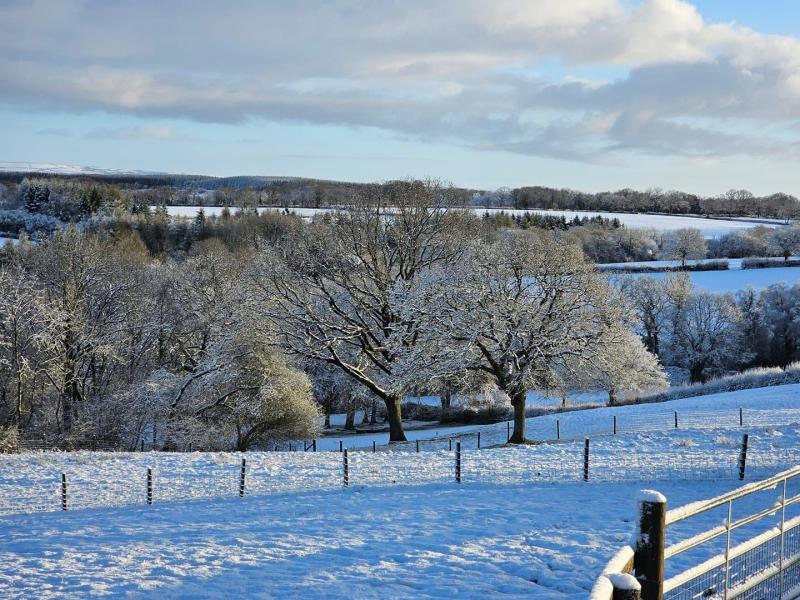 Snowfall surprises North Devon residents 