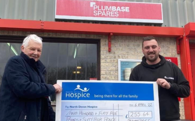 ndg COLUMN ND Hospice WK13 Toby with friend and colleague, Steve