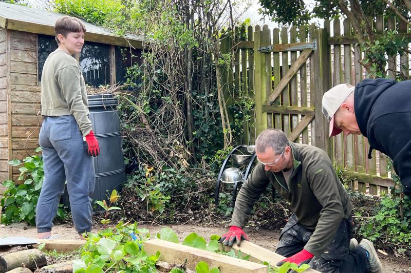 ndg nursery 1 Cytiva staff working hard at Oak Tree Nursery