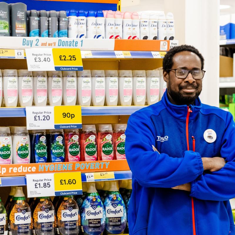 Shoppers in North Devon helping to tackle hygiene poverty