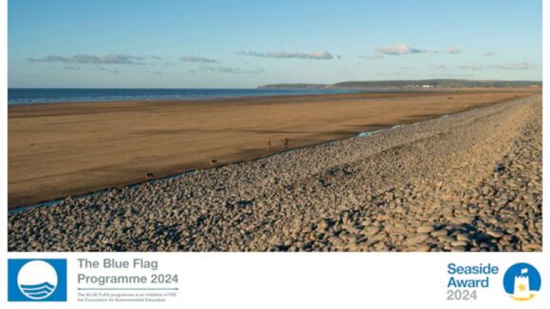 Westward Ho! beach achieves 21 consecutive years of Blue Flag Award