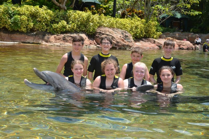 The visit to Discovery Cove - Credit: CHFND