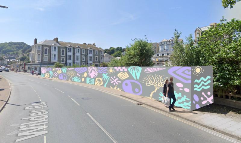 ndg Silk Crystal hoarding concept