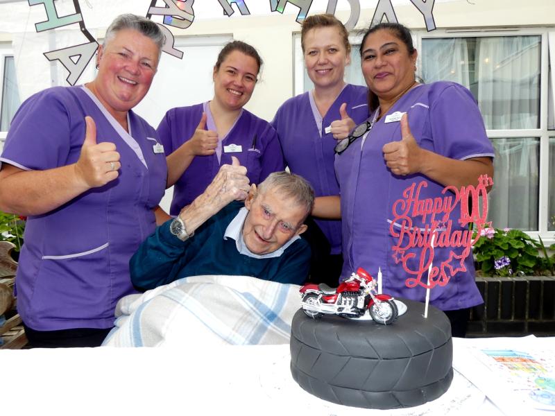 Westward Ho! Man celebrates 100th birthday