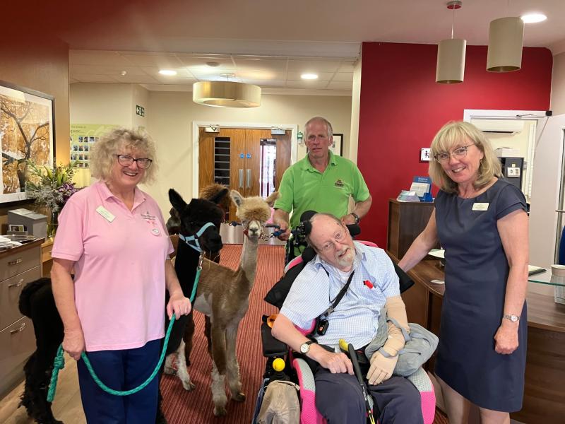 Residents at Tyspane Care Home were delighted by the visit - Tyspane Care Home