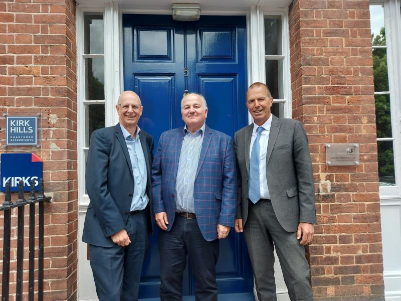 (L to R) Adrian Hills, David Kirk and Neil Marke - Credit: R T Marke & Co