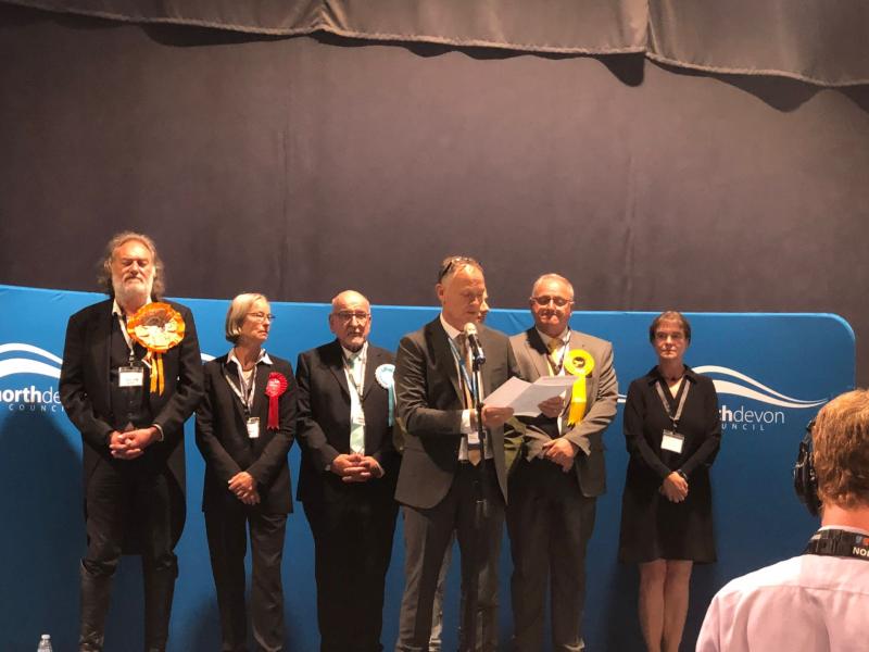 Ian Roome says North Devon is 'ready for change' following election victory