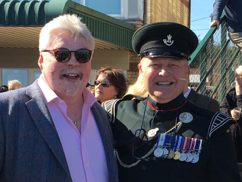  Falklands veteran Simon Weston visits Devon 