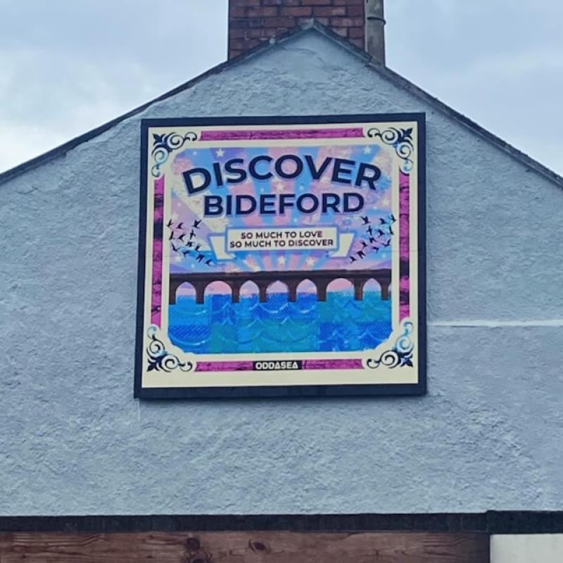 New mural welcomes visitors to Bideford 