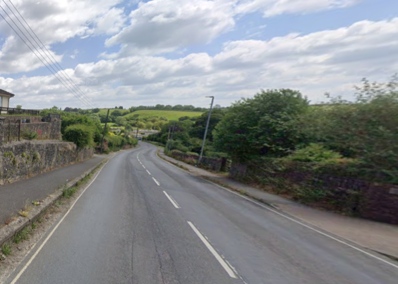 Local road closed due to flooding 