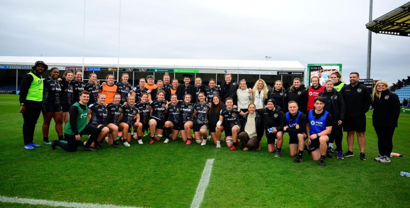 Exeter Chiefs Women. Pic from PPAUK