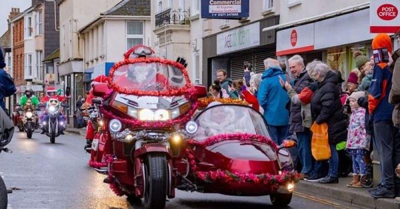 Santas on a Bike event returns to South Molton