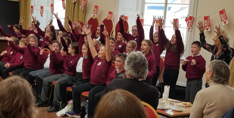 Young voices bring success to South Molton fundraiser