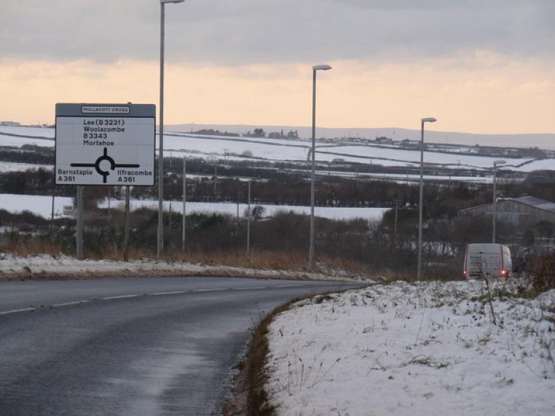 Met Office issues yellow warning for snow in Devon