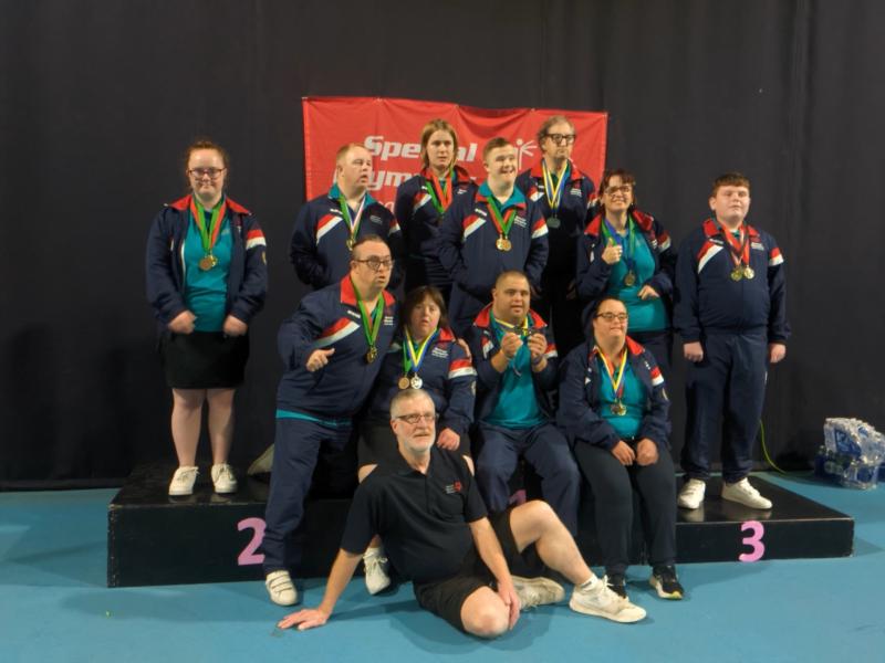 North Devon Special Olympics team