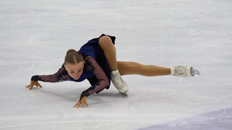 Aisling Lessiter on the ice