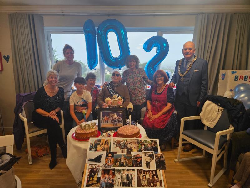 Westward Ho! man celebrates 102nd birthday