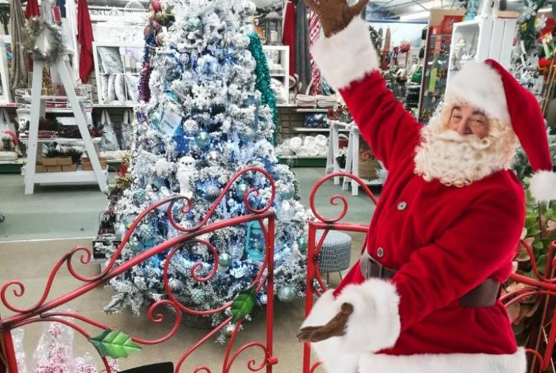 Santa’s arrival kicks off festive fun at St. John’s Garden Centre